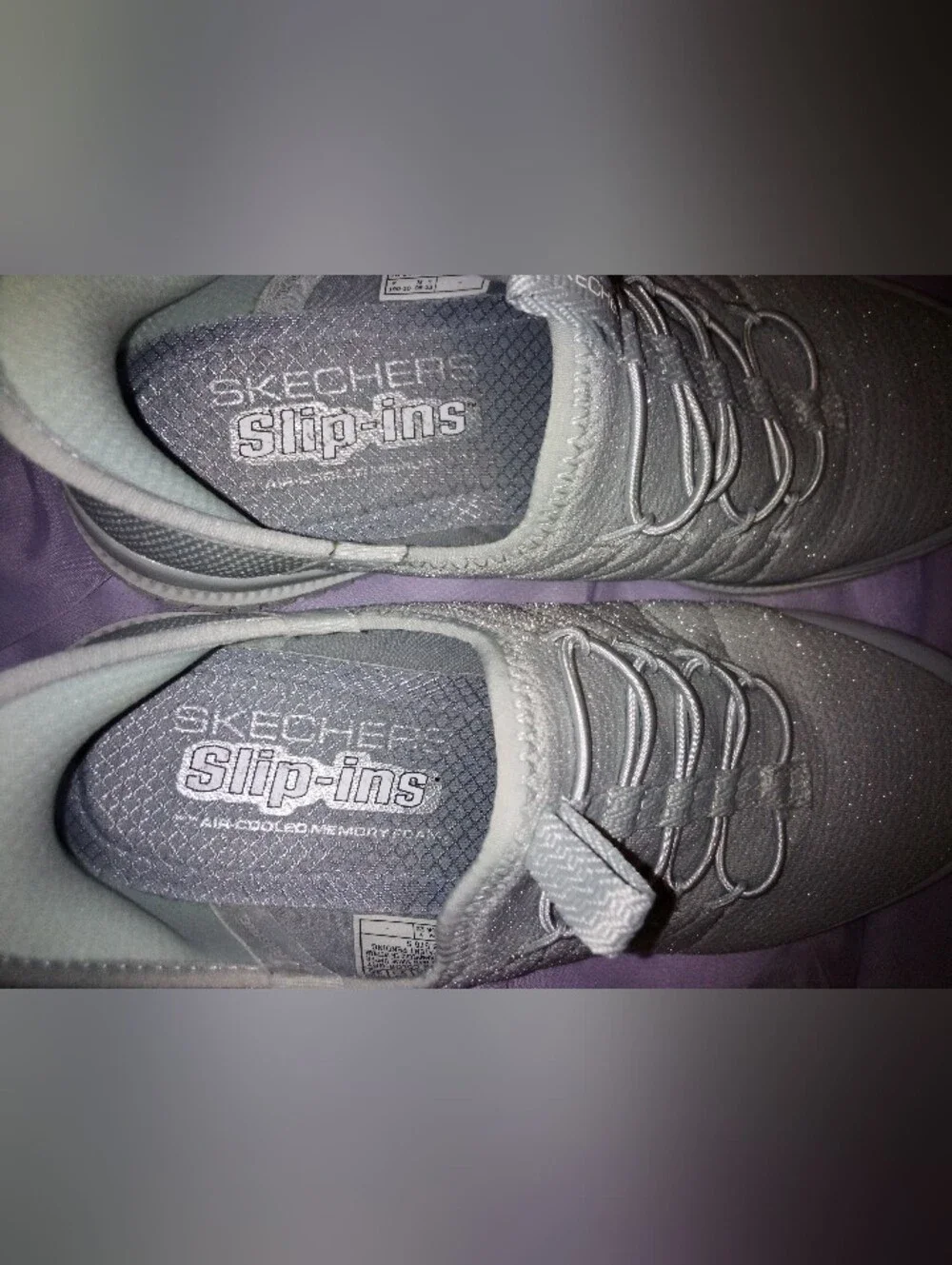 Sketchers Slip-Ins Sneakers Air Cooled Memory Foam Size 6